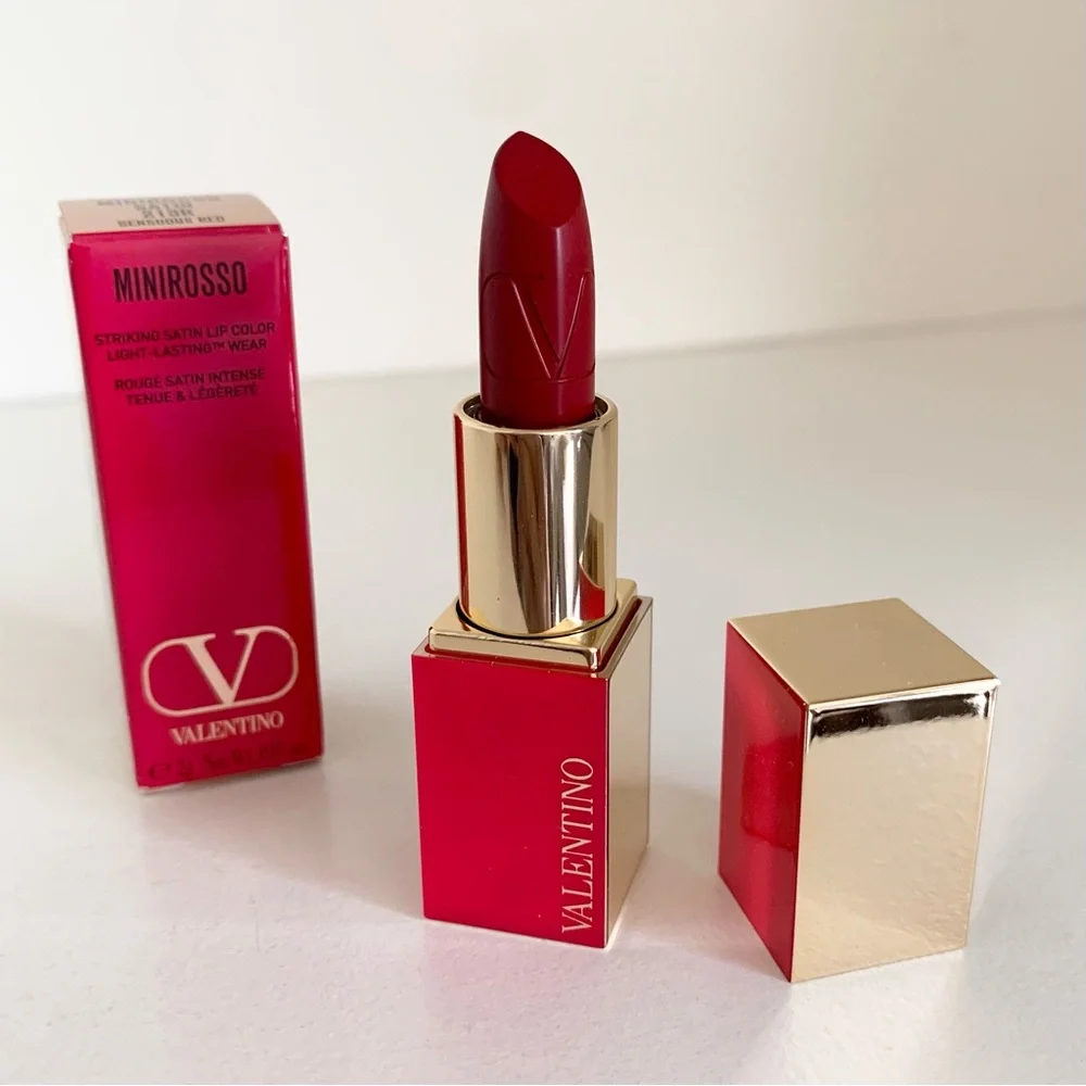 Valentino rouge satin lipstick intense long lasting
